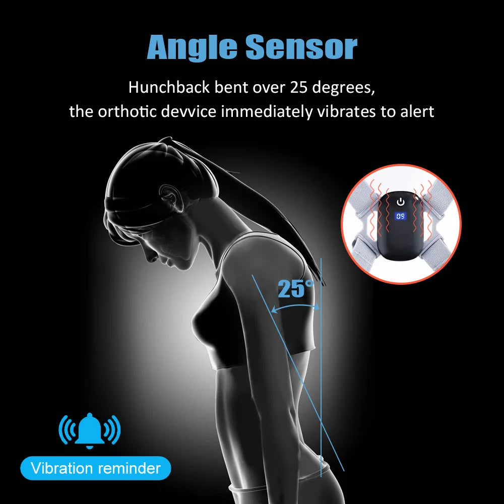 Corrector postural con sensor