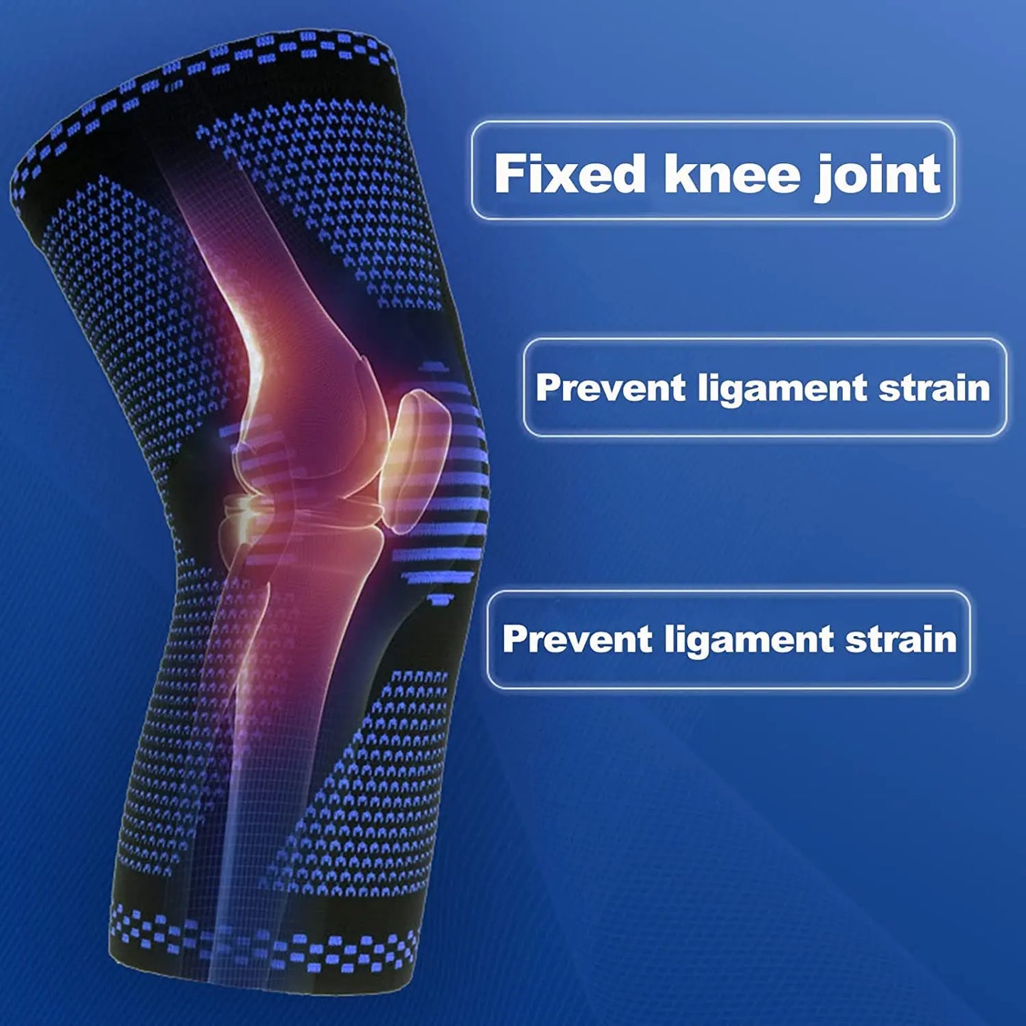 Rodillera con estabilizadores laterales y Gel de rótula gonalgia y lesiones de rodilla